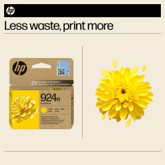 HP 924e EvoMore Yellow Original Ink - Exceptional Quality for Vibrant Prints | 0199764687494